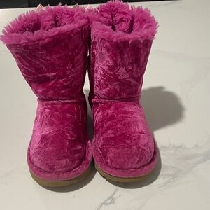 UGG Fuchsia Plush Boots